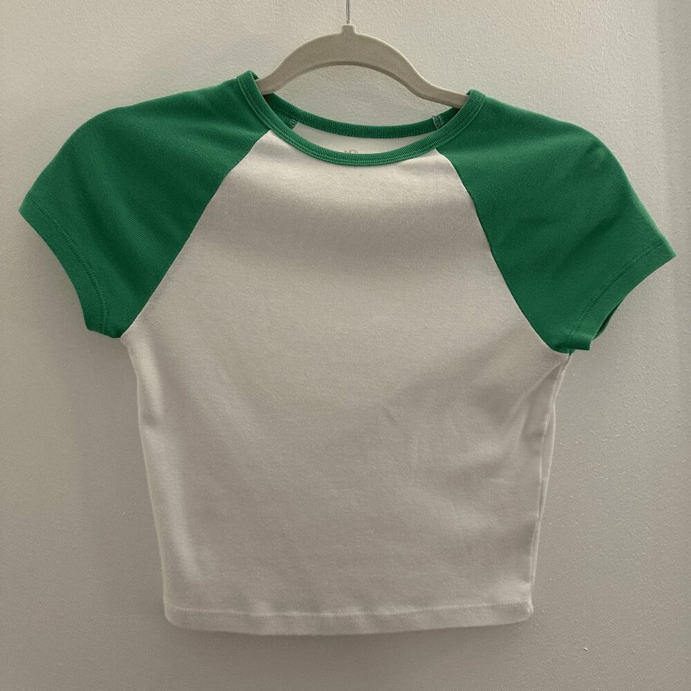 baseball baby tee